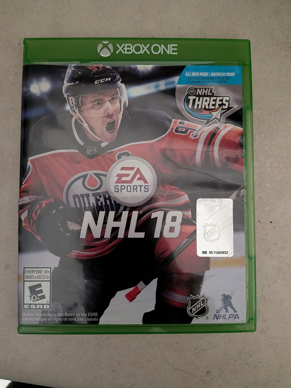 NHL 18 Xbox One Game - Red